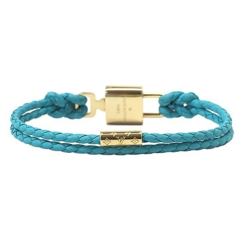 Beautiful Louis Vuitton Lock It Again Leather Bracelet! - Picture 5 of 8